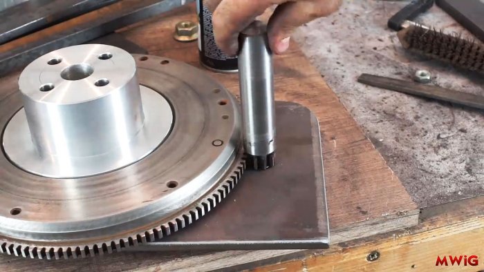 Как сделать трубогиб из маховика авто и бендикса стартера