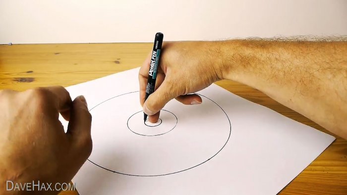 Как рисовать идеально ровные круги от руки