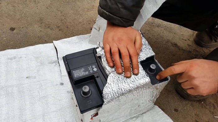 Быстро разряжается аккумулятор зимой Копеечный способ утеплить батарею