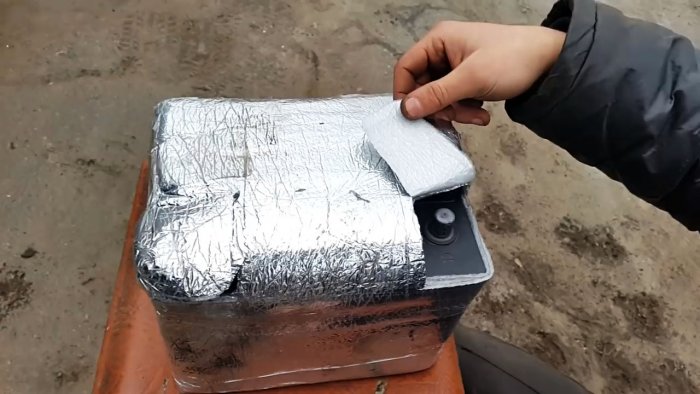 Быстро разряжается аккумулятор зимой Копеечный способ утеплить батарею
