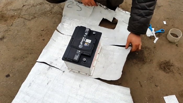 Быстро разряжается аккумулятор зимой Копеечный способ утеплить батарею