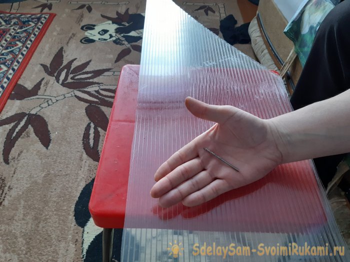 Как из остатков поликарбоната сделать пенал для хранения мелкого расходного инструмента