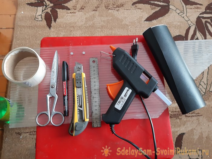 Как из остатков поликарбоната сделать пенал для хранения мелкого расходного инструмента