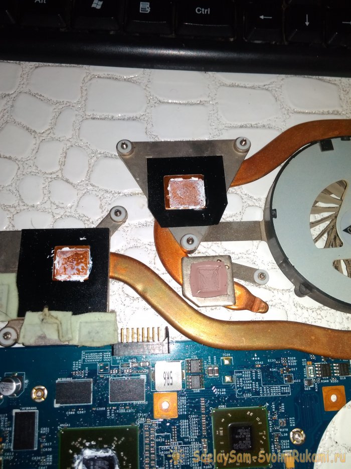 Очистка системы охлаждения в ноутбуке