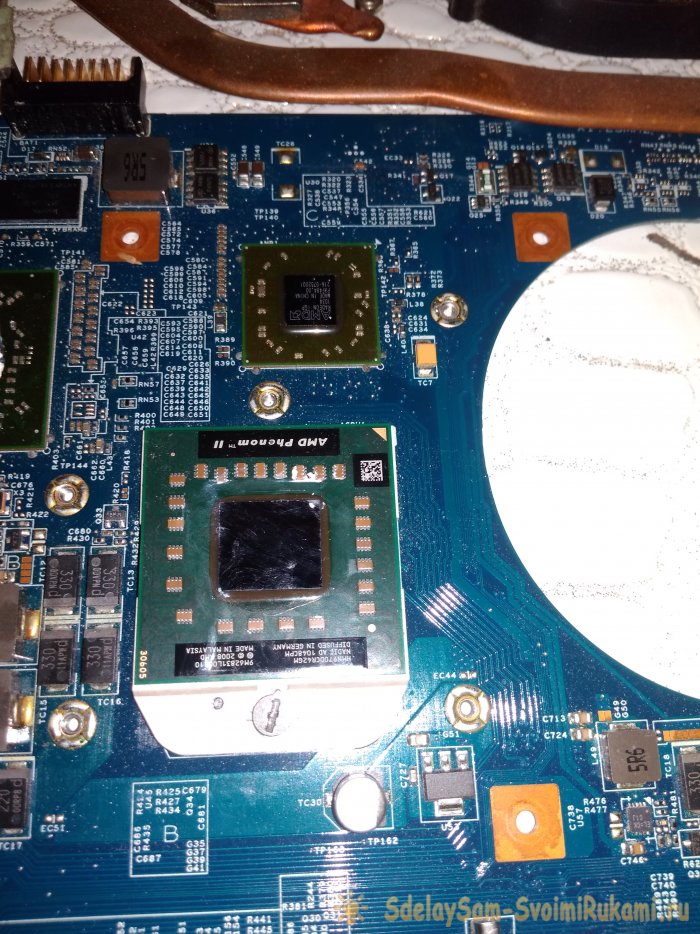 Очистка системы охлаждения в ноутбуке