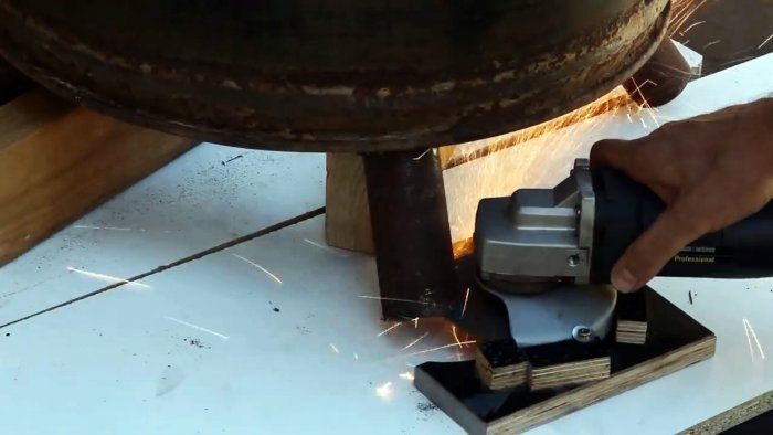 Как из старого колесного диска сделать костровую чашу