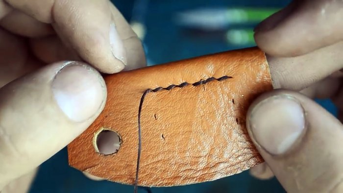 Как сделать ручную швейную машинку для кожи