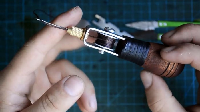 Как сделать ручную швейную машинку для кожи