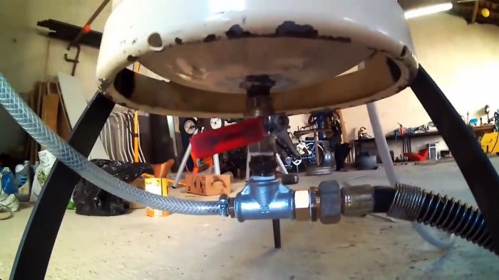 Как сделать пескоструйный аппарат из маленького газового баллона