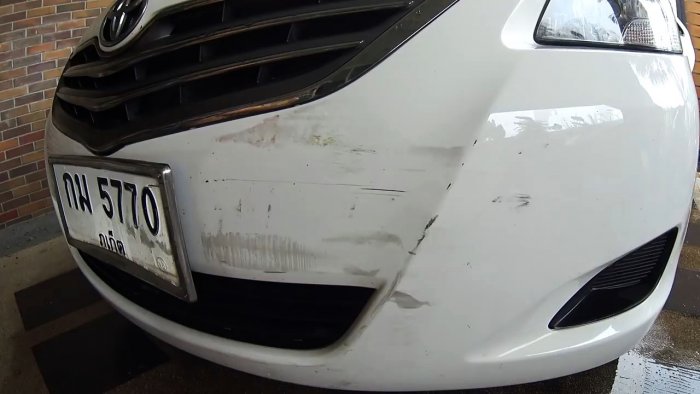 Как удалить царапины и потертости на авто без специальных средств