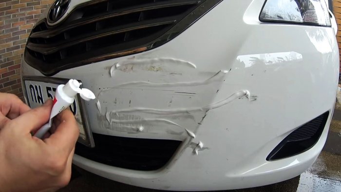 Как удалить царапины и потертости на авто без специальных средств