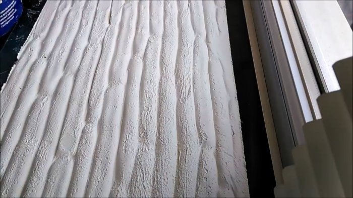 Как сделать фактурный валик для имитации бамбука по шпаклевке