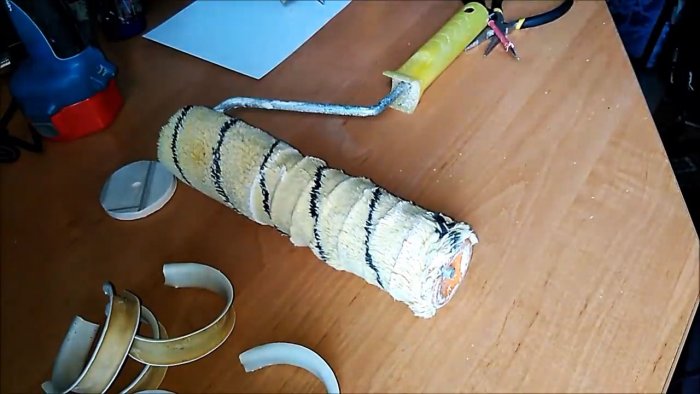 Как сделать фактурный валик для имитации бамбука по шпаклевке