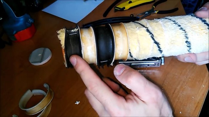 Как сделать фактурный валик для имитации бамбука по шпаклевке