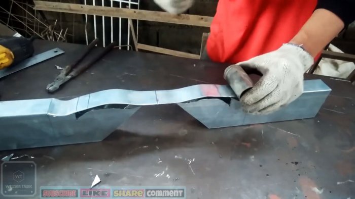 Как изогнуть профильную трубу под прямой угол в стиле резьбы по дереву