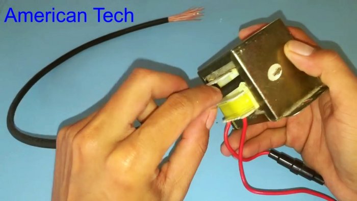 Паяльник с моментальным нагревом из трансформатора своими руками