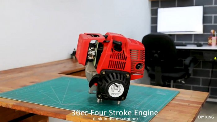 Как сделать небольшой электрический генератор из сигвея и двигателя триммера