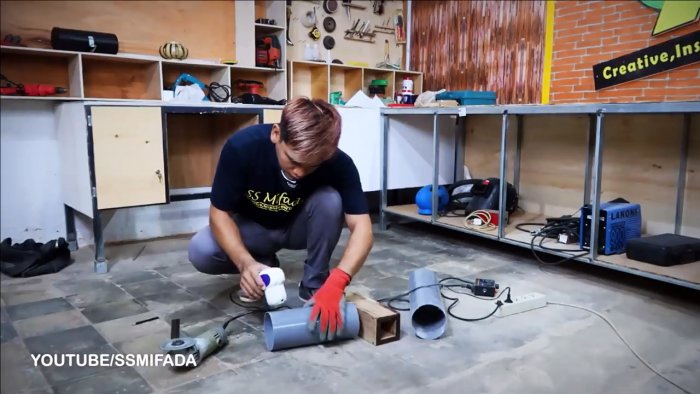 Как сделать сундучок для инструмента из ПВХ трубы