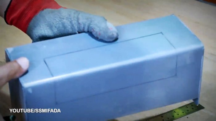 Как сделать сундучок для инструмента из ПВХ трубы