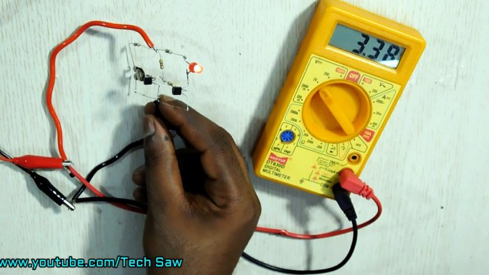 Индикатор разряда для любого аккумулятора