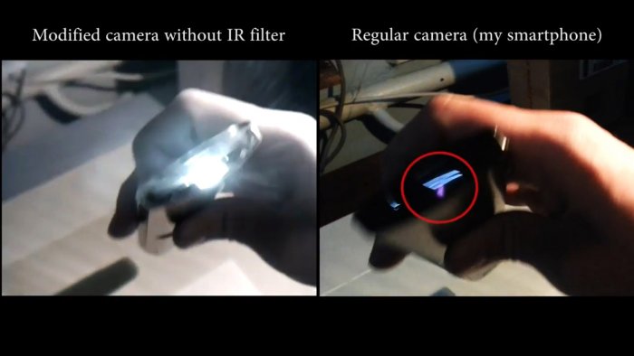 Что можно увидеть если у веб камеры удалить ИК фильтр
