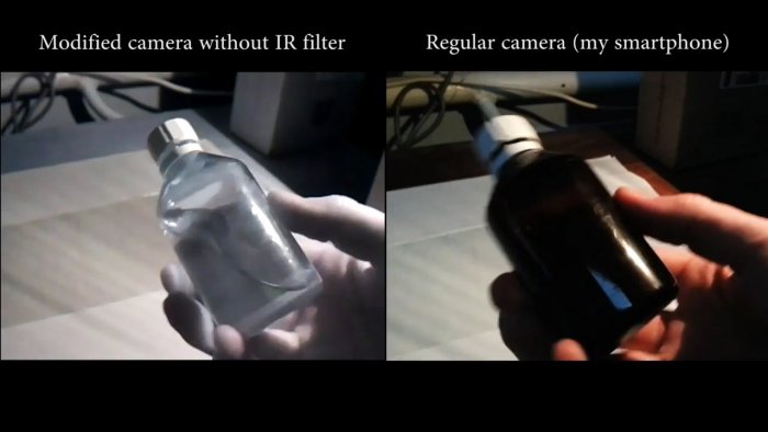 Что можно увидеть если у веб камеры удалить ИК фильтр