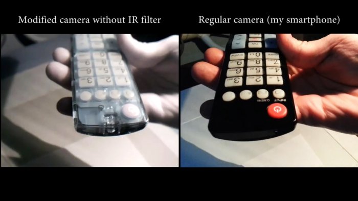 Что можно увидеть если у веб камеры удалить ИК фильтр