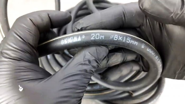 Катушка для шланга из диска и ступицы автомобиля