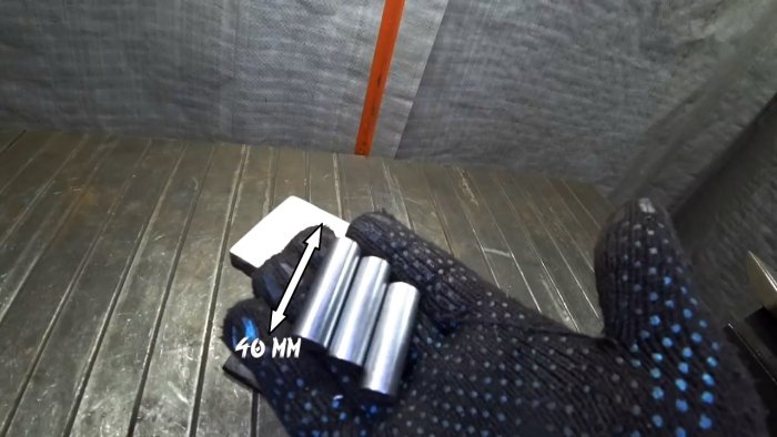 Как сделать простой станок из рельса для изготовления цепей