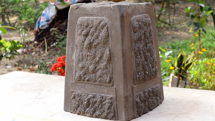 Садовый вазон своими руками просто дешево и сердито