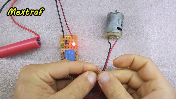 Простая защита от короткого замыкания всего на одном реле