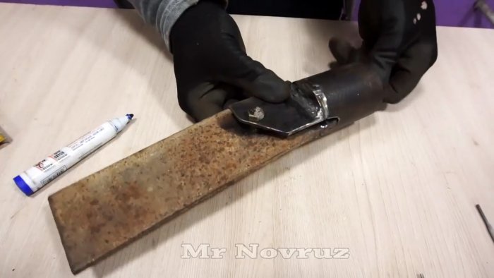 Самодельная насадка на дрель для быстрой резки листового металла