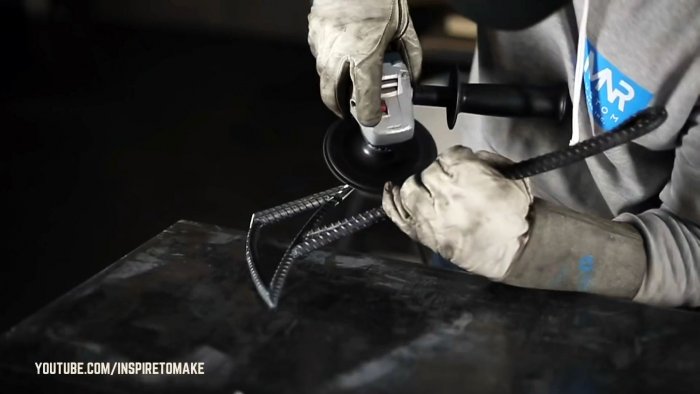 Как сделать топор из арматуры