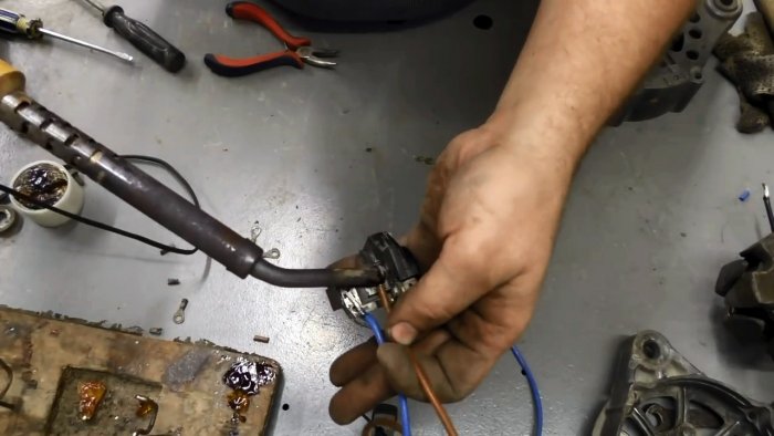 Как сделать мощный мотор из автомобильного генератора