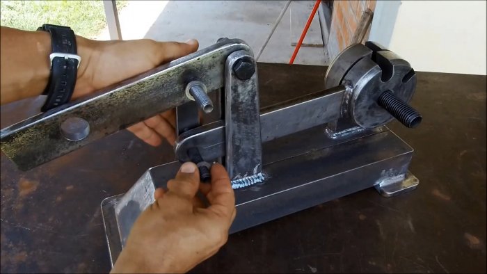 Как сделать мощный рычажной нож по металлу