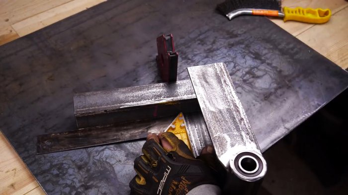 Как сделать отрезной станок из болгарки и старых амортизаторов