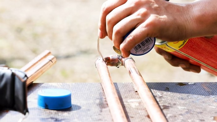 Как сделать проточный водонагреватель из газового баллона