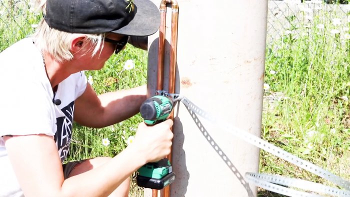 Как сделать проточный водонагреватель из газового баллона