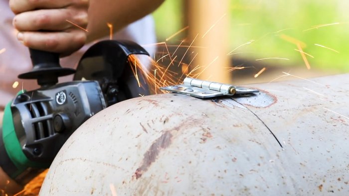 Как сделать проточный водонагреватель из газового баллона