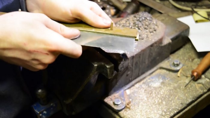 Как самому сделать пилу для ласточкиного хвоста