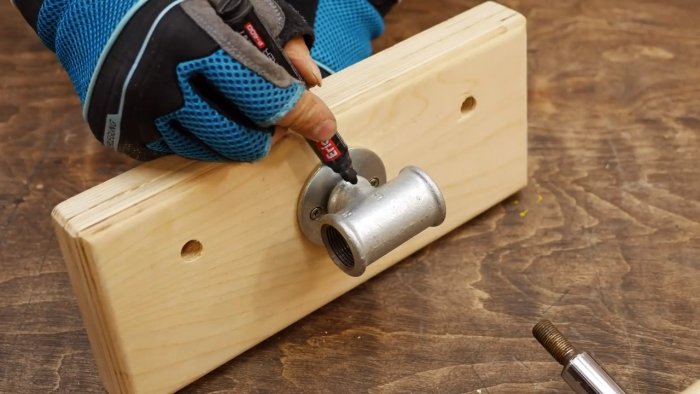 Как сделать тиски из старых амортизаторов