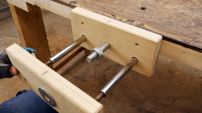 Как сделать тиски из старых амортизаторов