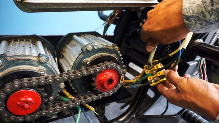 Как переоборудовать мотоцикл в электробайк развивающий скорость 80 кмч