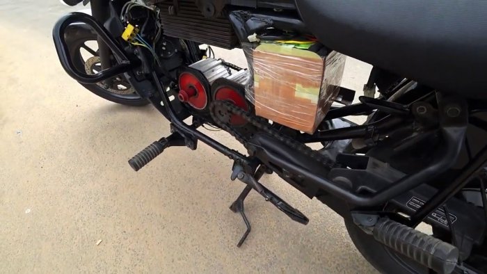Как переоборудовать мотоцикл в электробайк развивающий скорость 80 кмч