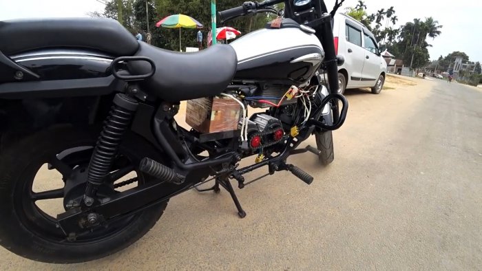 Как переоборудовать мотоцикл в электробайк развивающий скорость 80 кмч