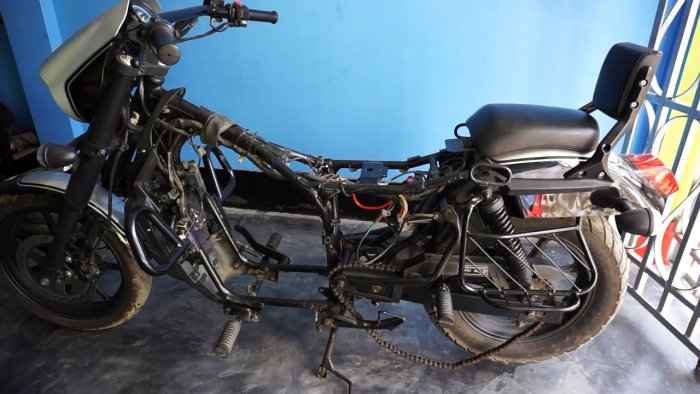 Как переоборудовать мотоцикл в электробайк развивающий скорость 80 кмч