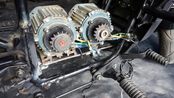 Как переоборудовать мотоцикл в электробайк развивающий скорость 80 кмч