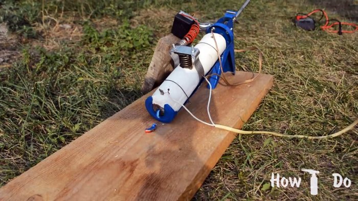 Как сделать экструдер для переплавки пластмассы из пистолета для герметика