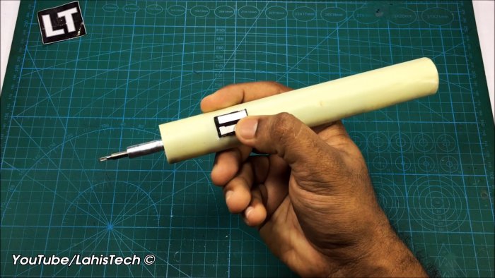 Как сделать удобную недорогую аккумуляторную электроотвертку