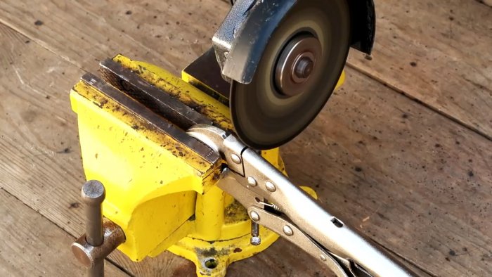 Как переделать зажимные клещи в широкую быстрозажимную струбцину